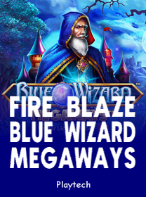 Fire Blaze Blue Wizard Megaways Slot: Info Provider, RTP, dan Max Win — ikon game